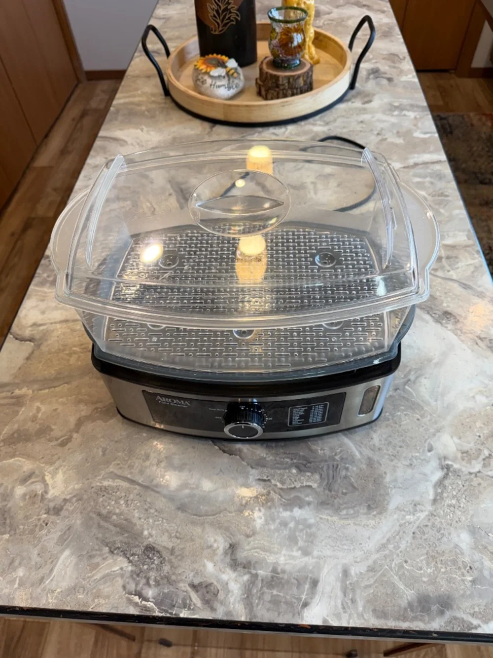 Aroma food steamer model AFS – 210585 5 quart electric professional steamer i